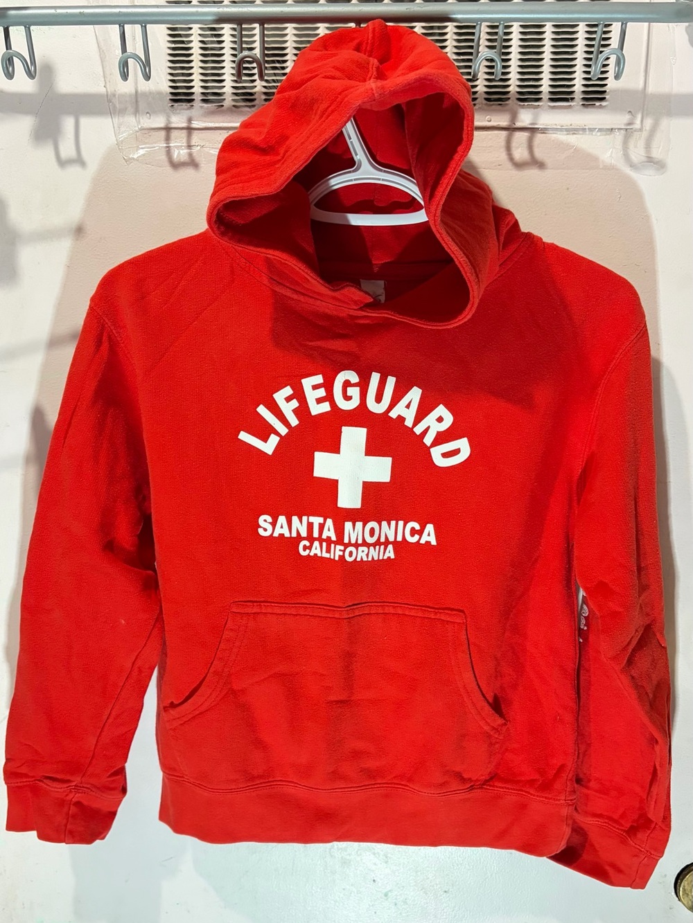 Lifeguard Santa Monica Red Kids Hoodie